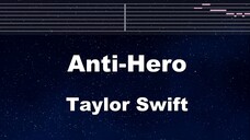 Anti Hero Taylor Swift Karaoke With Guide Melody