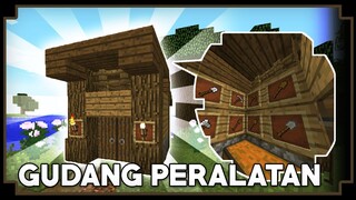 CARA MEMBUAT GUDANG PERALATAN - Minecraft Tutorial