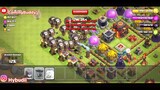 Clash of Clans attack with balon and p.e.k.a townhall 10