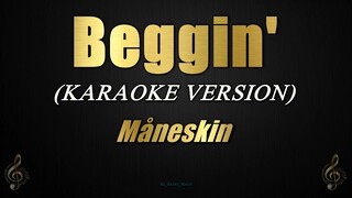 Beggin' - Måneskin (Karaoke/Instrumental)