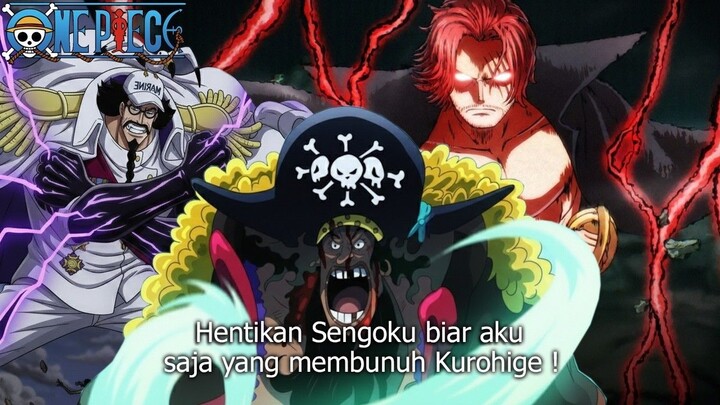 ONE PIECE TERBARU! SERANGAN GABUNGAN SENGOKU & SHANKS TERLALU KUAT! KUROHIGE LAN