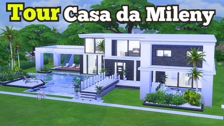 Tour pela casa da Mileny ❤️ -  The Sims 4