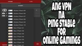 Ang VPN na Ping Stable - Tara laro na ML