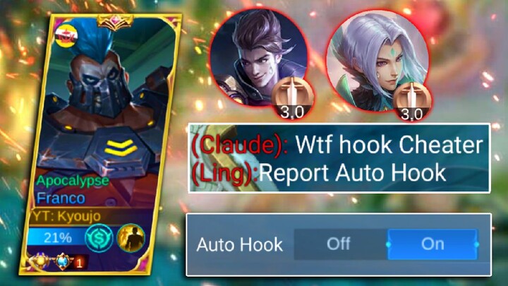 Top Global franco Use cheat Auto hook!?!?😱😱