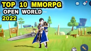 Top 10 Best MMORPG NEW Games OPEN WORLD for Android iOS 2022 so EXCITING MMORPG Cool Games