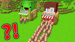 Mikey Restaurant vs JJ Restaurant Challenge in Minecraft (Maizen)