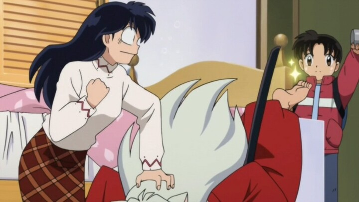 Kagome: Souta, remember to knock on the door next time