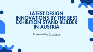 Best Expo Stand Builder in Austria