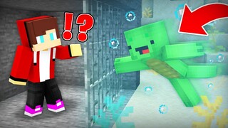 JJ And Mikey Were LOCKED UP in An UNDERWATER PRISON in Minecraft Maizen