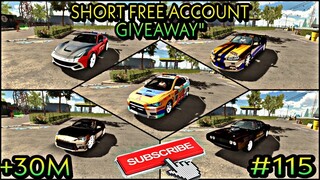 [🔴Short Free Account Giveaway#115 ] Car Parking Multiplayer 4.7.8