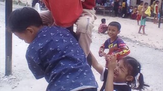 panjat bambu😁😁