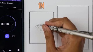 1分钟/10分钟/1小时/10小时，你能画出怎样的我妻善逸？