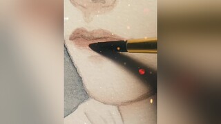 Sợ tỉa tóc phá cả bức tranh 🤨 V_bts singularity watercolor