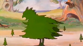 In order to grab the object, the old tree stump set fire to the mountain, but the object did not gra