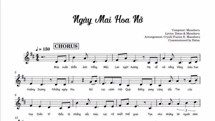 Cre:Datas102 | beat ngày mai hoa nở