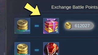 Battle points to epic skin exchange event