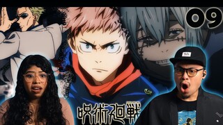 ITADORI'S CURSE TECHNIQUE! MAHITO IS SAVAGE.. Jujutsu Kaisen Episode 9 Reaction