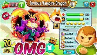 Dragon City - Sở Hữu Rồng Thần Thoại ENVIOUS VAMPIRE Giá 350K Nhận FREE - Top Game Android Ios