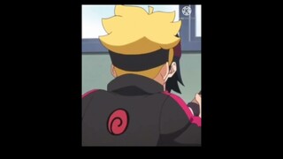 Naruto son(boruto kissed sarada) sasuke's daughter for real