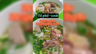 Tô phở thế này có đáng không?