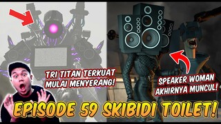 EPISODE BARU 59 SKIBIDI TOILET! KEMUNCULAN SPEAKER WOMAN! Reaction Skibidi Toilet Part 38