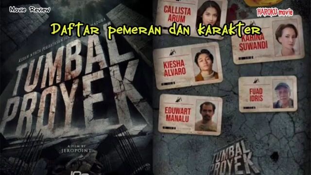 Daftar pemeran dan karakter film Tumbal Proyek 2026