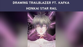 NGEGAMBAR TRAILBLAZER FT. KAFKA DARI HONKAI STAR RAIL 😳 SANGAT HOT 🔥 | SPEEDPAINT | TIPS