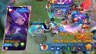 Tutorial Natan: Solo Rank MONSTER KILL MVP! Build Tersakit 'YOU NEVER SAW ME COMING' Terbaru!