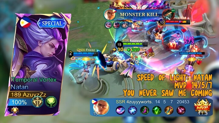 Tutorial Natan: Solo Rank MONSTER KILL MVP! Build Tersakit 'YOU NEVER SAW ME COMING' Terbaru!