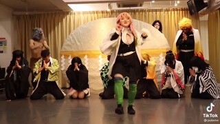 demon slayer cosplay dance - tiktok