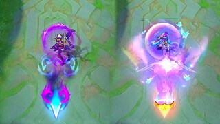 Hanabi Moonlit Ninja Allstar Skin VS Rakshesha Epic Skin Comparison