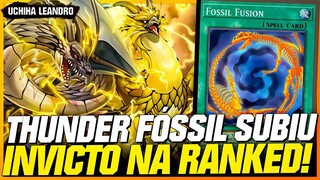 INACREDITÁVEL O PODER DO NOVO THUNDER FÓSSIL! INVICTO // Yu-Gi-Oh! Duel Links