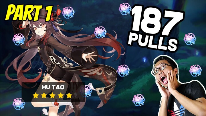 Pull 187x Intertwined fate on Hutao's Banner | Part 1