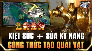 [Liên quân] Công Thức Tạo Quái Vật 💪Sửa Kỹ Năng Thane  + Kiệt Sức phiên bản tết TNG
