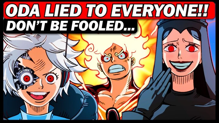 ODA LIED TO EVERYONE!! The End of One Piece and Every Unresolved Mystery and Loose Thread Explained