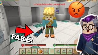 SCAMMER HUNTING IN SKY BLOCK| BLOCKMAN GO #2