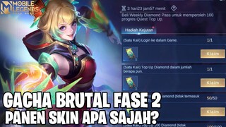 GACHA BRUTAL VEILED SKY WISH FASE 2 - PANEN SKIN APA SAJAH? MOBILE LEGENDS