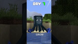 Minecraft But it’s 100 Days as a Squid