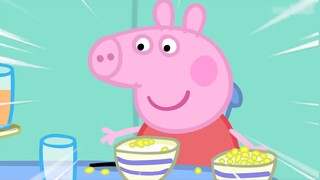 Peppa Pig: ใครเป็นคนขว้างลูกบอล? คุณไม่เห็นใครเลยเหรอ? - จอร์จ: คนอยู่ที่ไหน? -