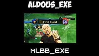 Aldous Exe -Mobile legends #shorts
