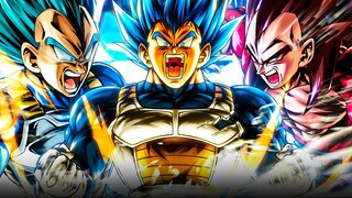 ¡Las MEJORES TRANSFORMACIONES de VEGETA! SSJ BLUE y SSJ4 DRAGON BALL LEGENDS