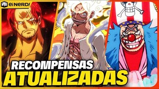 AS 10 MAIORES RECOMPENSAS DE ONE PIECE (ATUALIZADO)