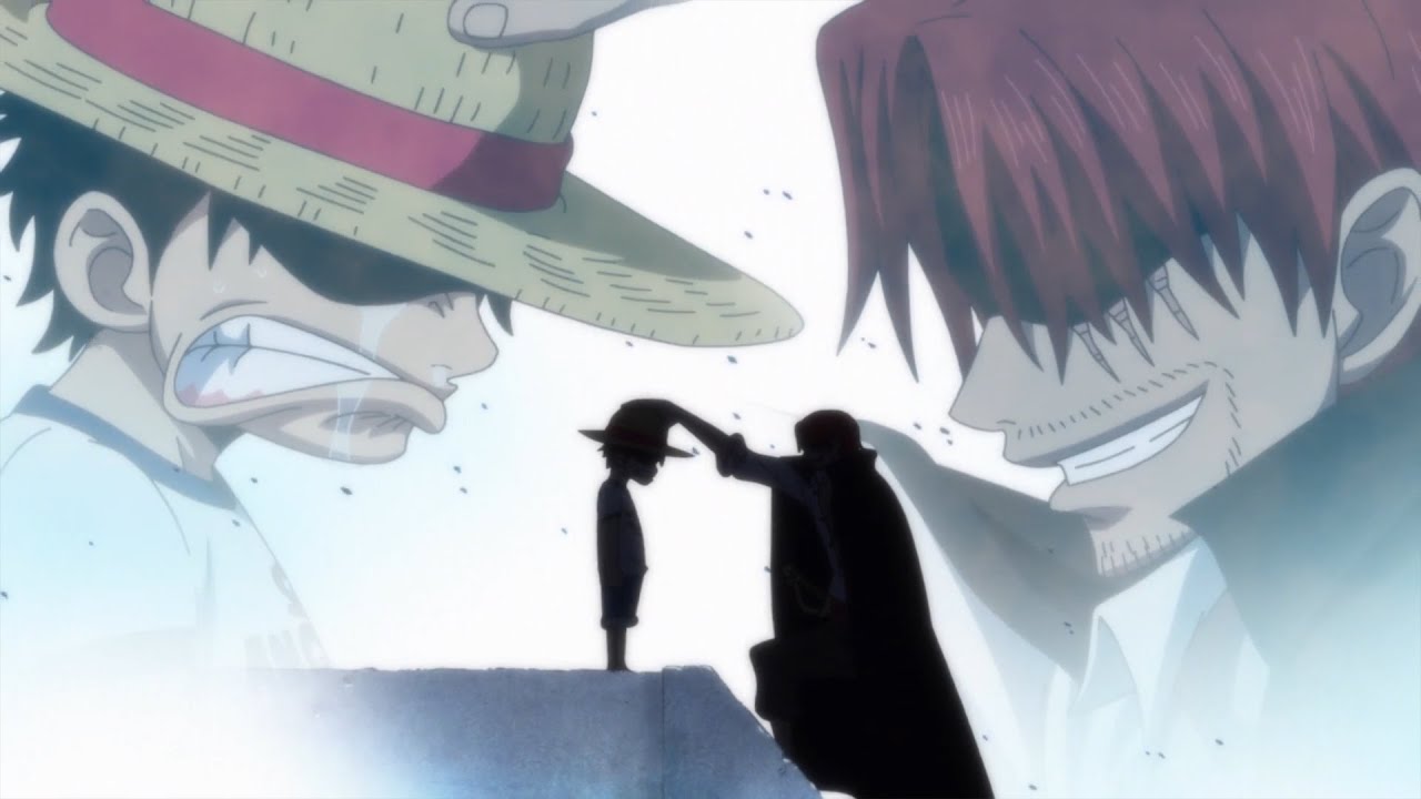 shanks give luffy hat