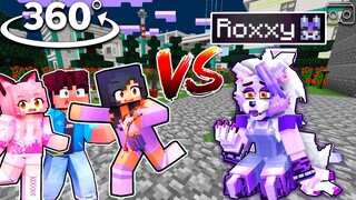 APHMAU saving Friends from ROXXY in Minecraft 360°