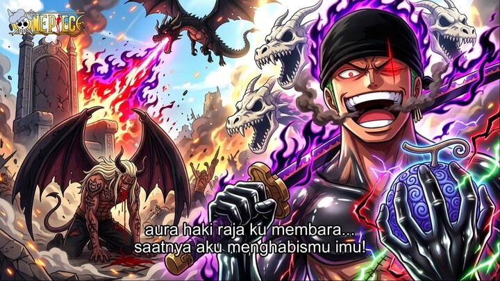ONE PIECE TERBARU - HAKI RAJA ZORO MELEDAK! KEKUATAN DEWA PEDANGNYA AKHIRNYA BANGKIT! AURANYA GILA!