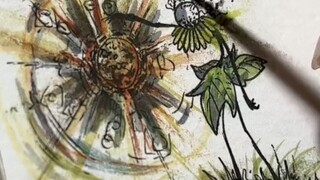 Stickman Sun God Drawing Tutorial