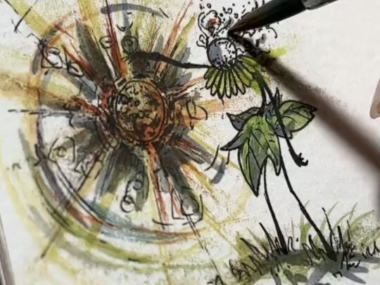 Stickman Sun God Drawing Tutorial
