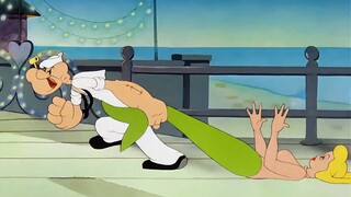 Popeye và Pluto đánh nhau vì Oliver