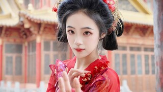 4k｜国风舞蹈｜红昭愿｜“倚东风，一笑嫣然，转盼万花羞落”