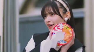 Kamen Rider Polar Fox instant noodles collection advertisement, congratulations to B station for pur